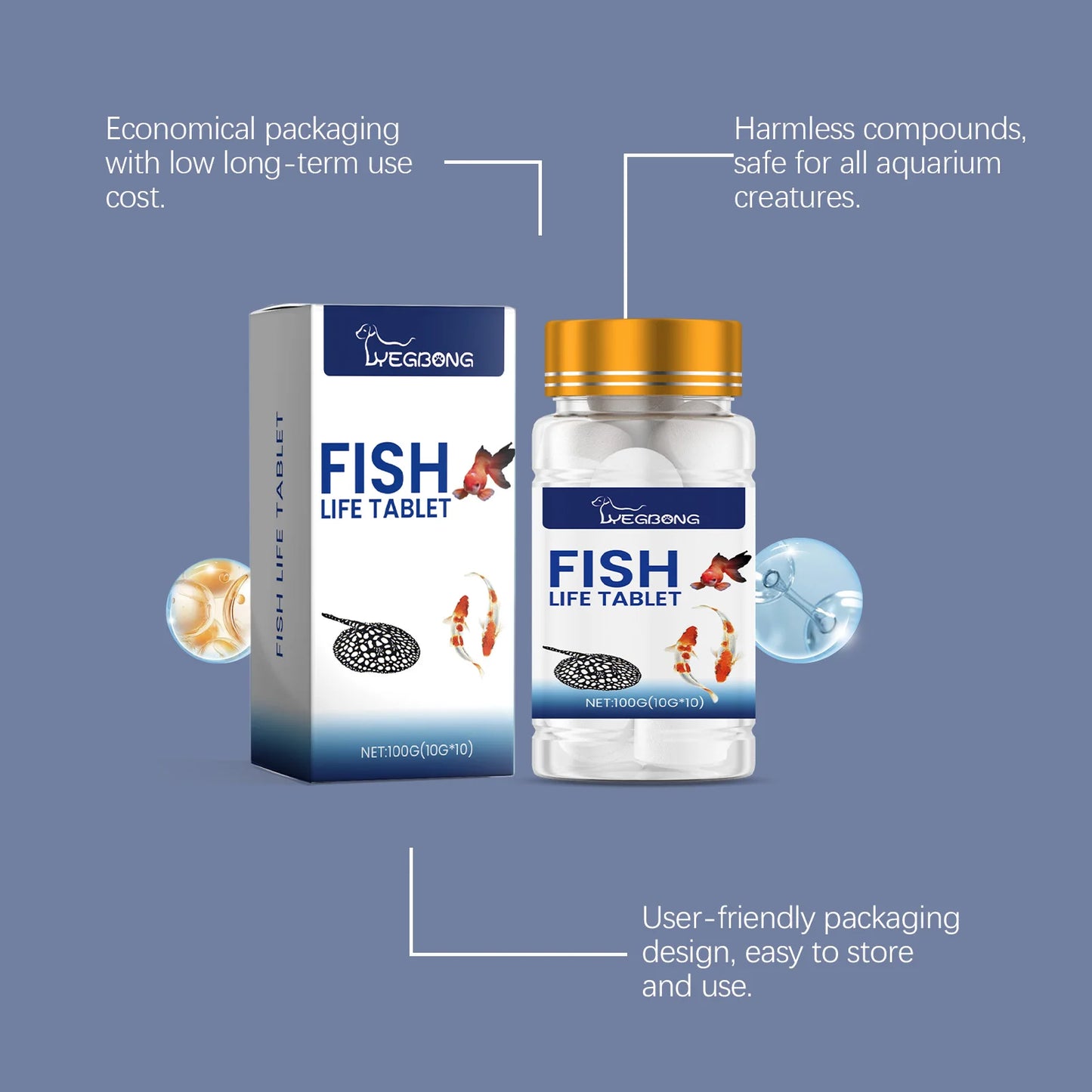 Aquarium Salt Slices 100g | Fish Tank Water Conditioner