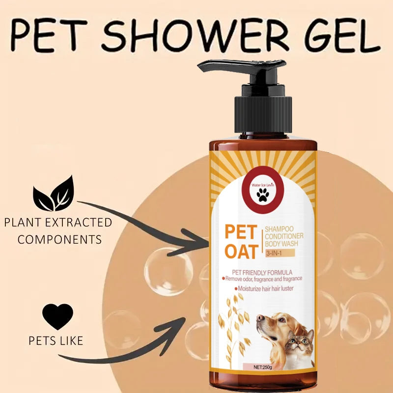 Pet Shampoo for Dogs & Cats – Odor Control, Soft Coat & Fresh Scent