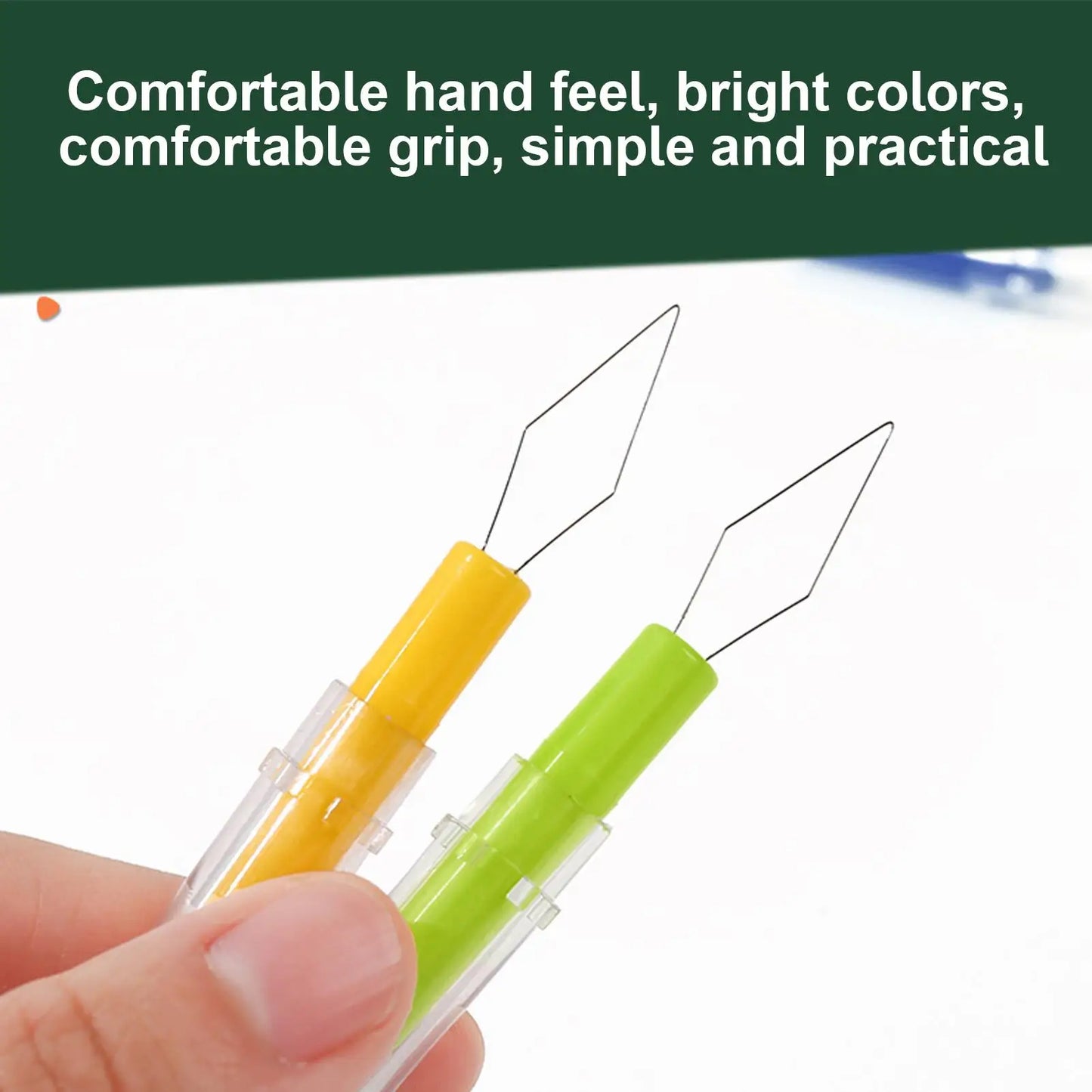 3-Pack Automatic Needle Threader | Hand & Machine Sewing Tool Needle Threader Set Peaceful Pleasures Health and Wellness