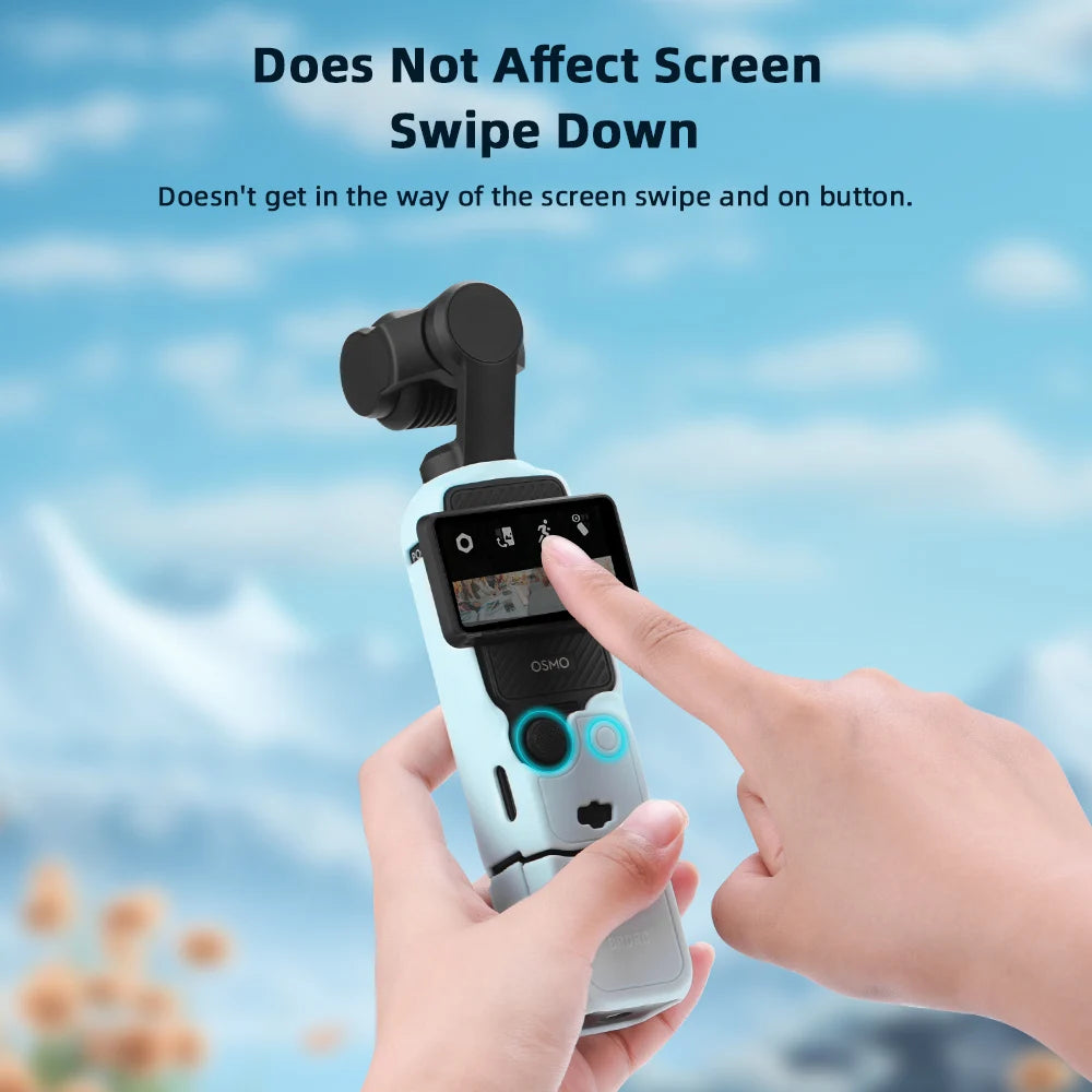 Silicone Case & Lens Cover for DJI Osmo Pocket 3 – Waterproof