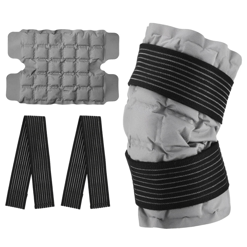 SAP Hot & Cold Knee Wrap – Reusable Microwave & Freezable Brace