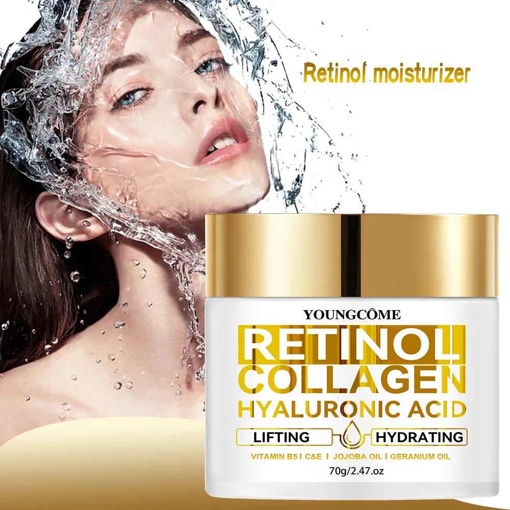 Retinol Face Cream – Collagen & Hyaluronic Acid Moisturizer