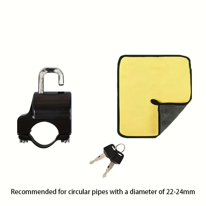 Universal Motorcycle Helmet Lock Bicycles Portable Security
