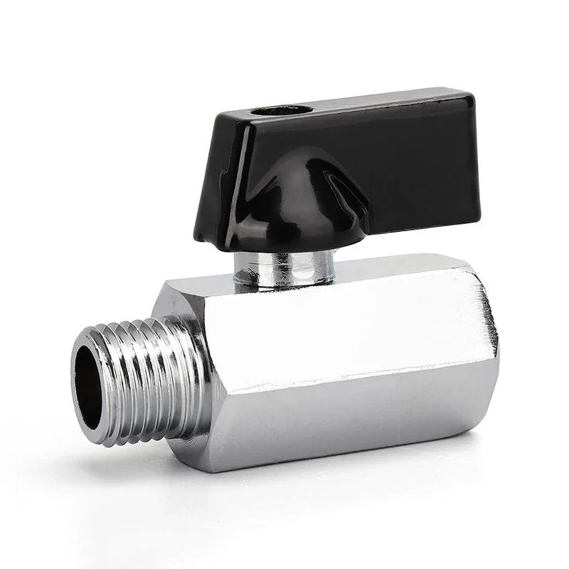 Mini Polished Copper Ball Valve PT1/8–1/2 | Water & Gas Pipe