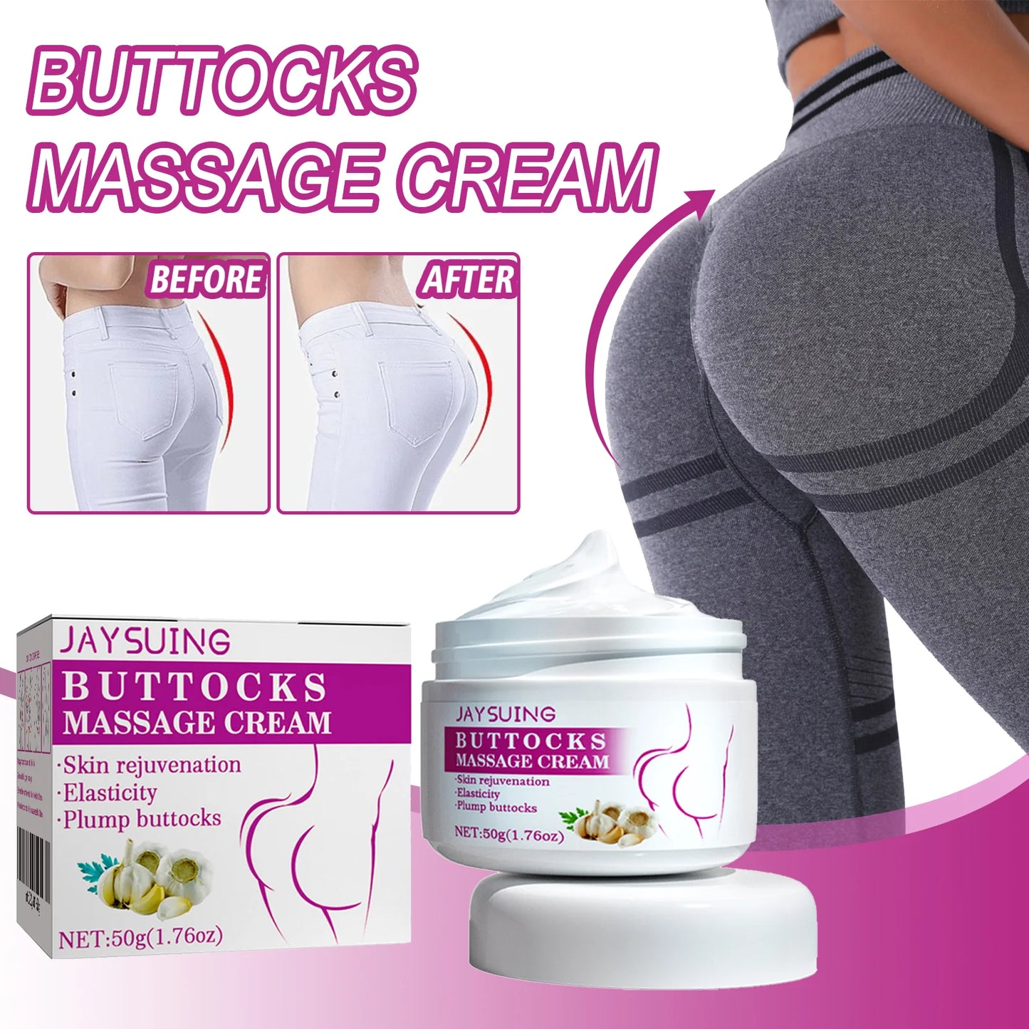 Butt Firming & Lifting Cream – S-Curve Shaping Body Cream