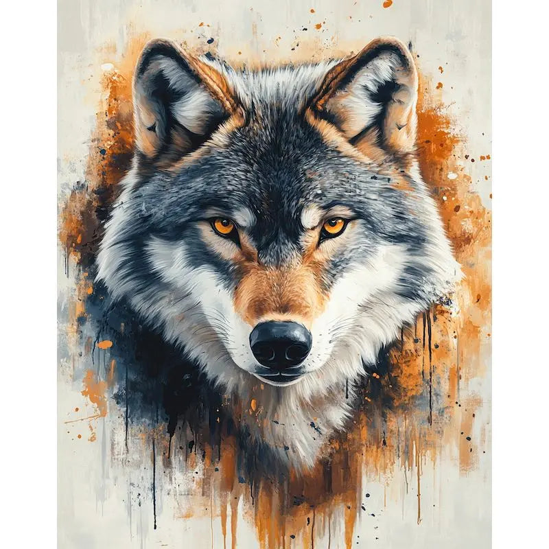 Paint by Number Kit for Adults – Flower & Animal Canvas 60×75cm