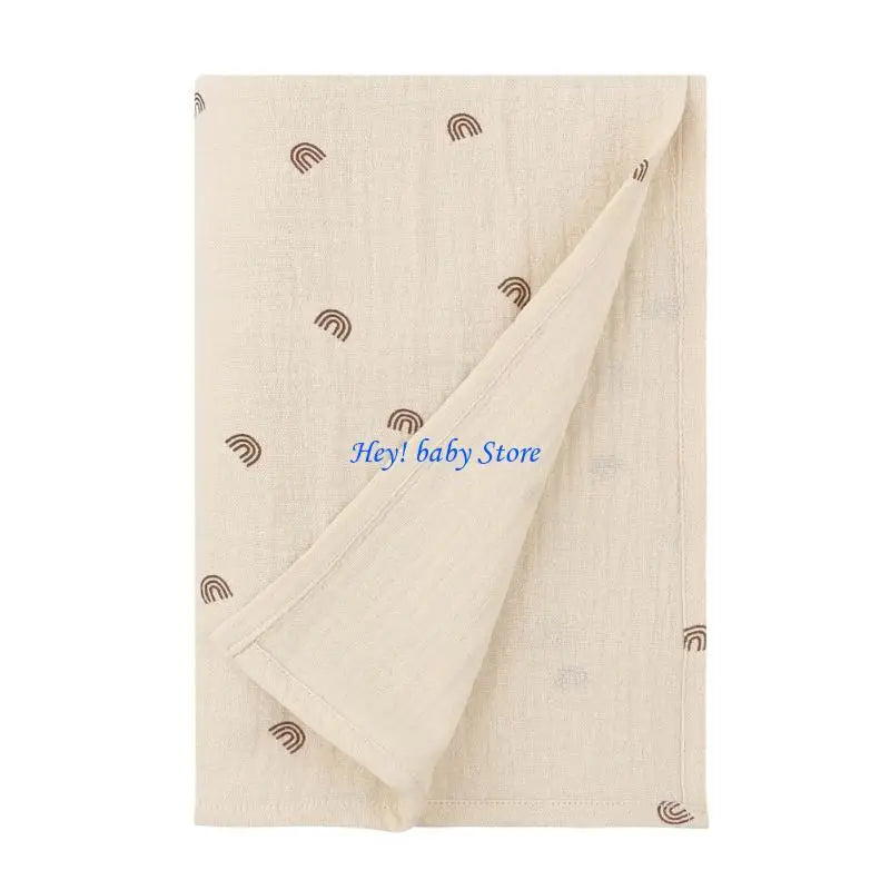 Muslin Swaddle Blanket Newborn | Soft Cotton Bamboo 33"