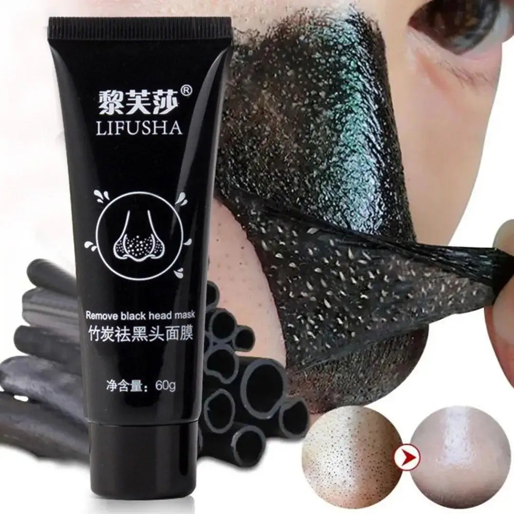 Bamboo Charcoal Peel-Off Mask – Deep Clean Blackhead Remover