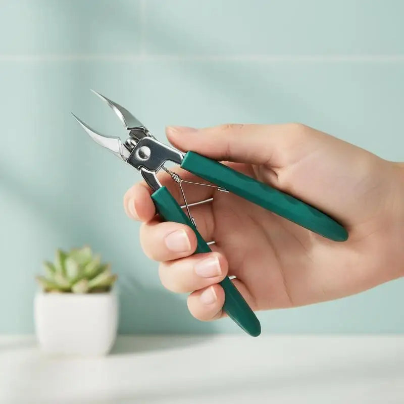 Slant Edge Nail Trimmer Toenail Nail Scissors Wide Opening Anti-Splash Stainless Steel Professional Ingrown Toenail Tools Peaceful Pleasures Health and Wellness