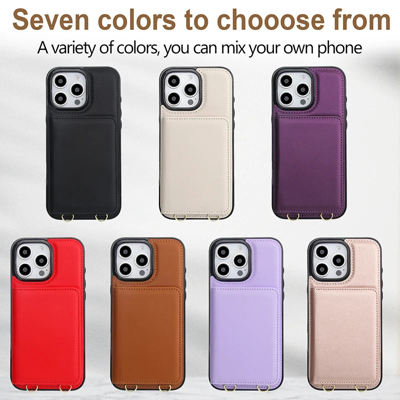 case for iphone 15 pro max with pocket magsafe wallet for iphone 17 pro card case smartphone case for iphone 16 phone covers Peaceful Pleasures Health and Wellness