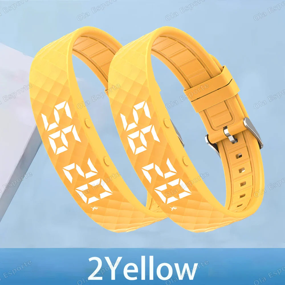 Smart Fitness Wristband LED Pedometer Sleep Tracker IP65