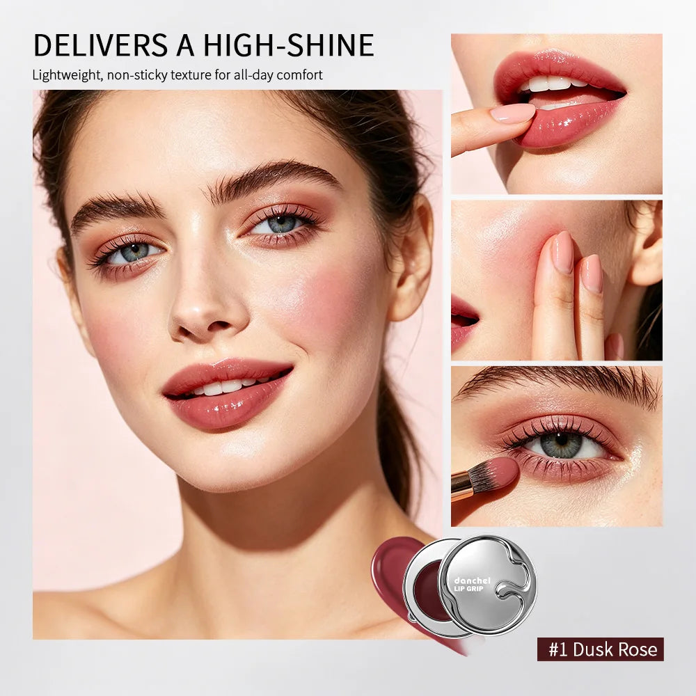 Lip & Cheek Dual-use Balm Brighten Nourishing Formula Smooth Fresh Texture Long-lasting Hydration Magnetic Case Design 2in1 Balm Peaceful Pleasures Health and Wellness