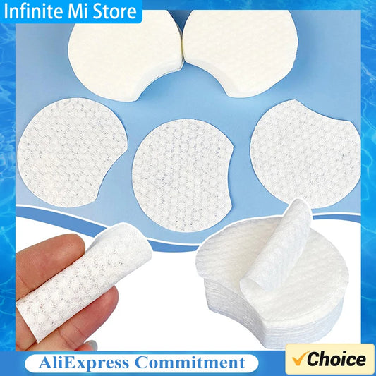 300/600PCS Facial Puff Cotton Pads Disposable Makeup Accessories Oval Cleaning Wipes Clean Skin Care Wash Pads Peaceful Pleasures Health and Wellness