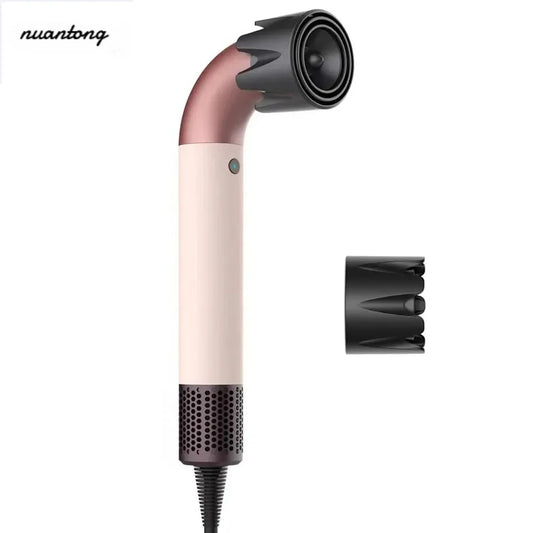 New High Speed Negative Ion Bent pipe shape Hair Dryer with Bend Tube Nozzle Quick Drying for Household Travel Peaceful Pleasures Health and Wellness