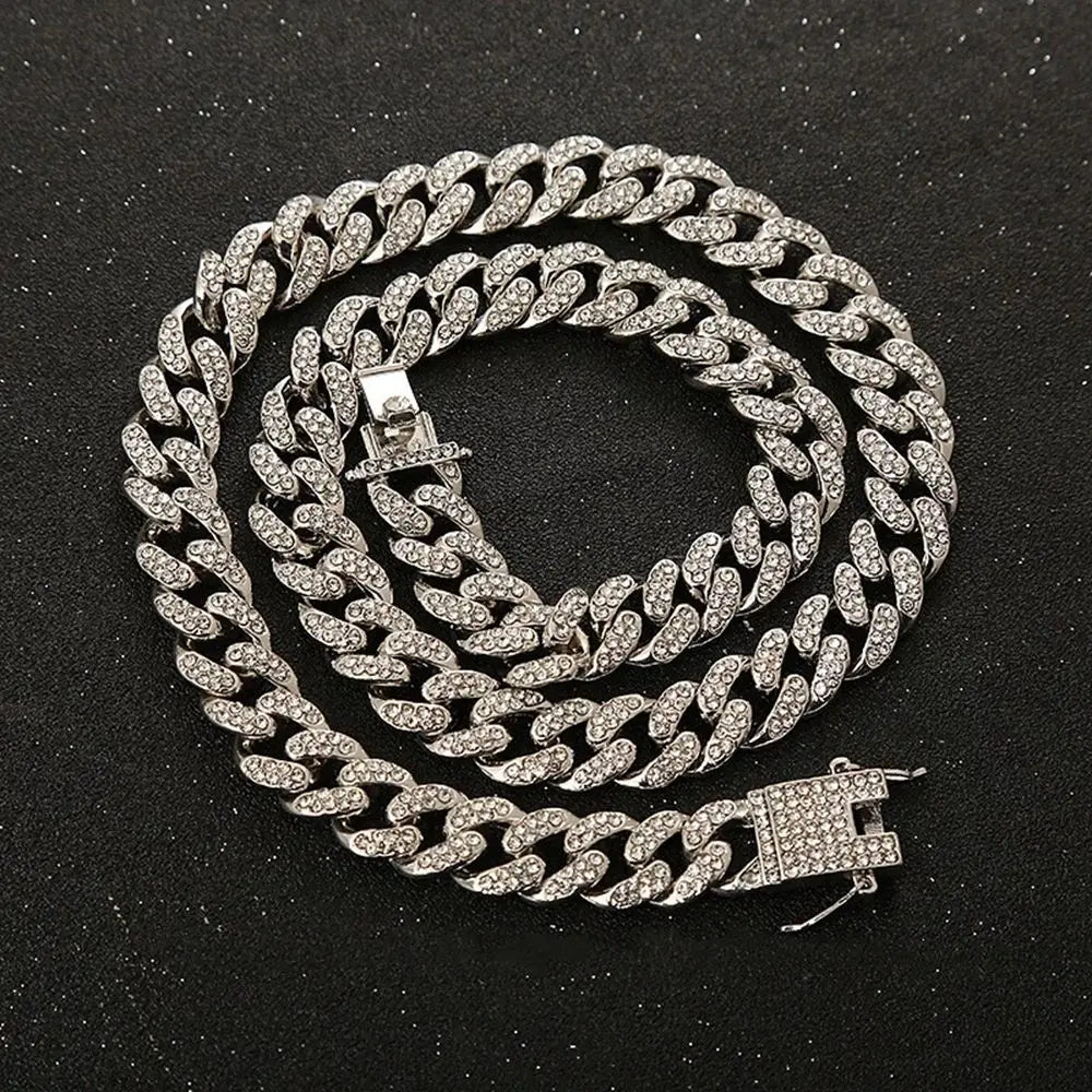 Rhinestone Dog Jewelry Necklace | Jeweled Pet Chain Collar