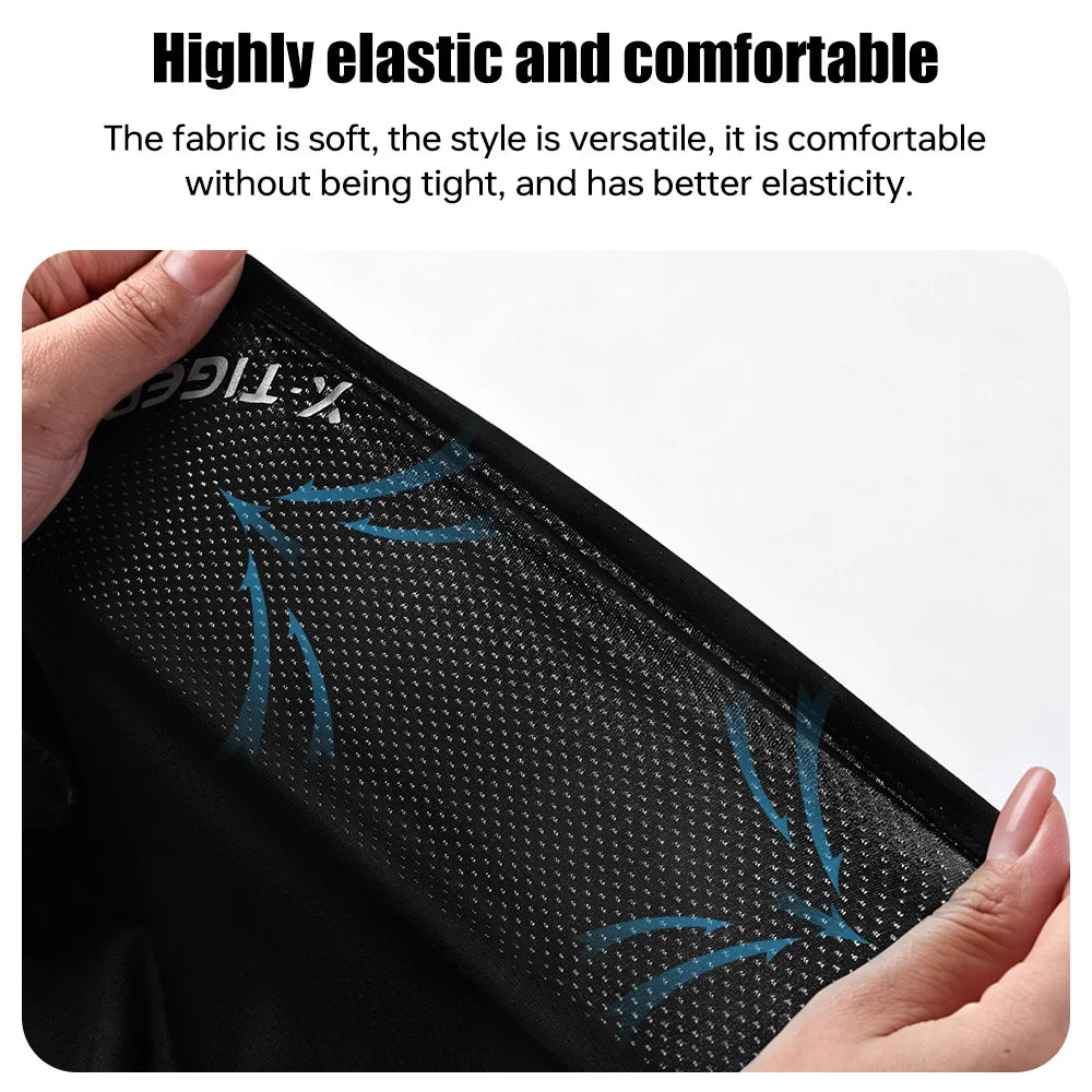 X-TIGER UPF50+ Ice Silk Cycling Face Mask | UV Neck Scarf