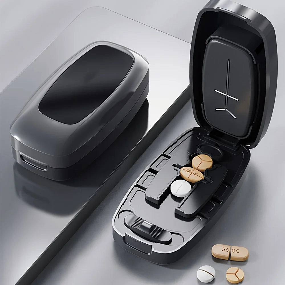 Pill Cutter Splitter – 1/2, 1/3 & 1/4 for Small Tablets