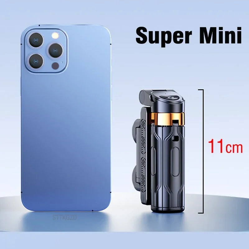Super Mini 4-in-1 Selfie Stick with Bluetooth Remote Control Peaceful Pleasures Health and Wellness