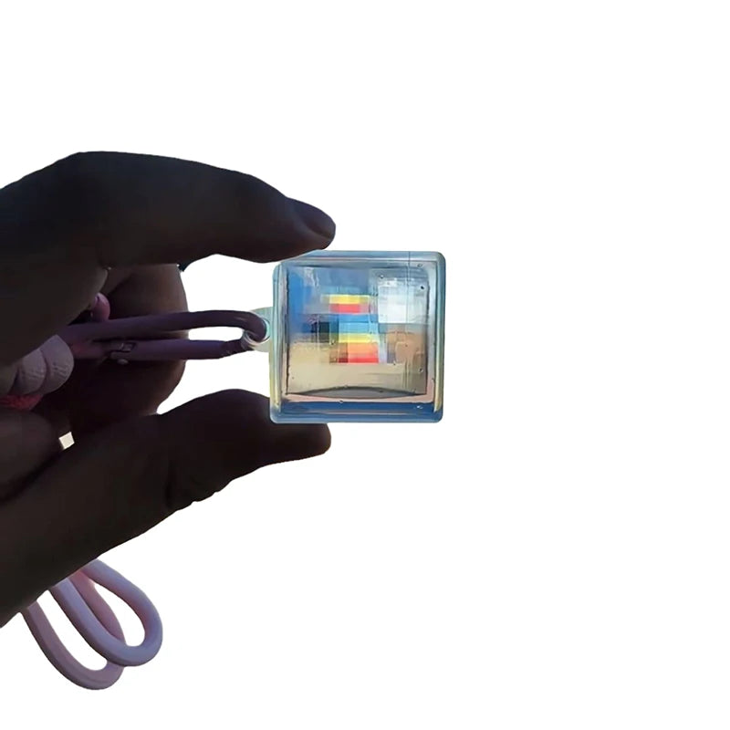 Transparent Acrylic DIY Pixel Keychain – Bag Pendant Gift