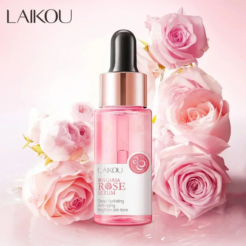 LAIKOU Rose Facial Serum – Anti-Aging, Brightening, Deep Hydration