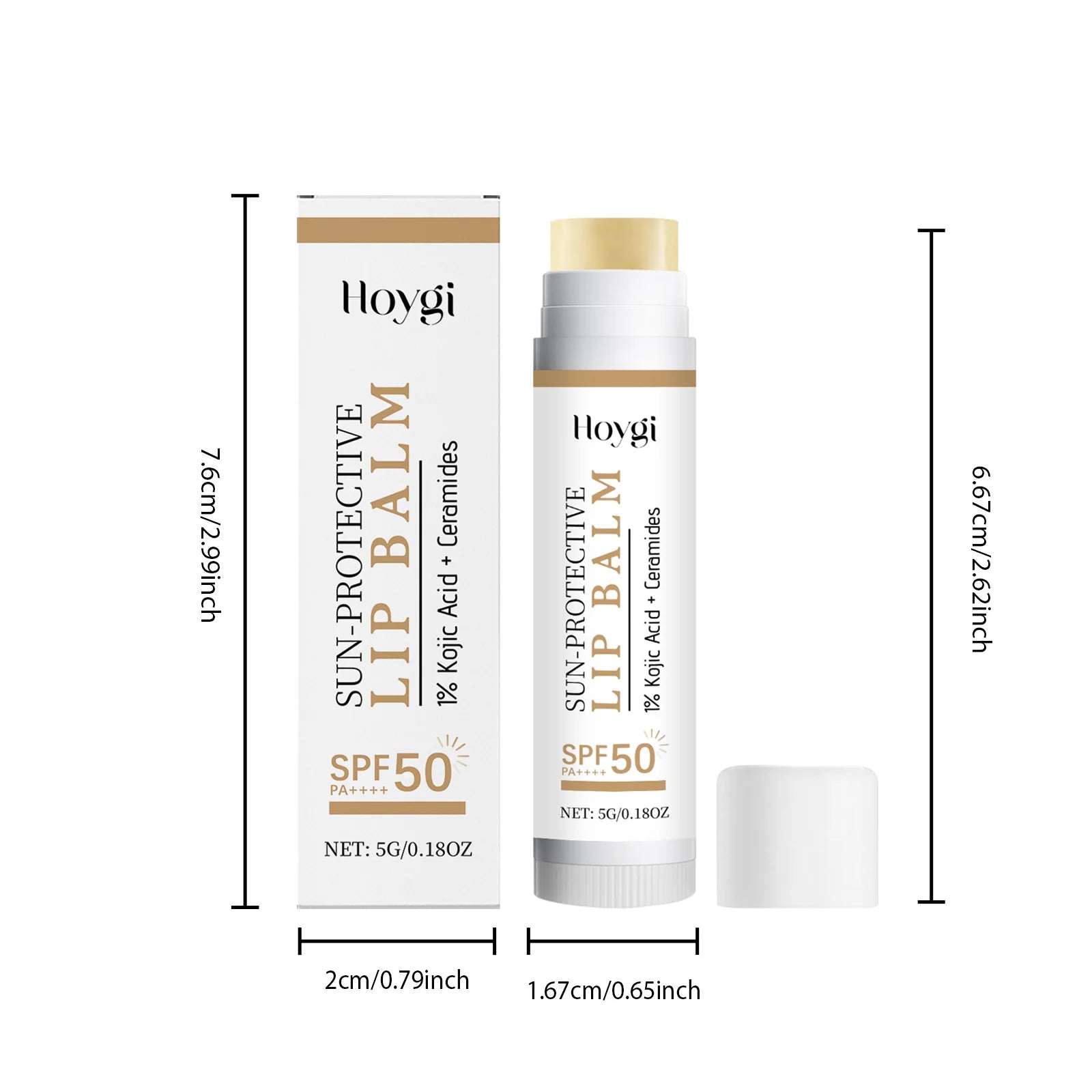 SPF 50+ Lip Balm | Kojic Acid, Ceramide & Beetroot Peaceful Pleasures Health and Wellness Kojic Acid