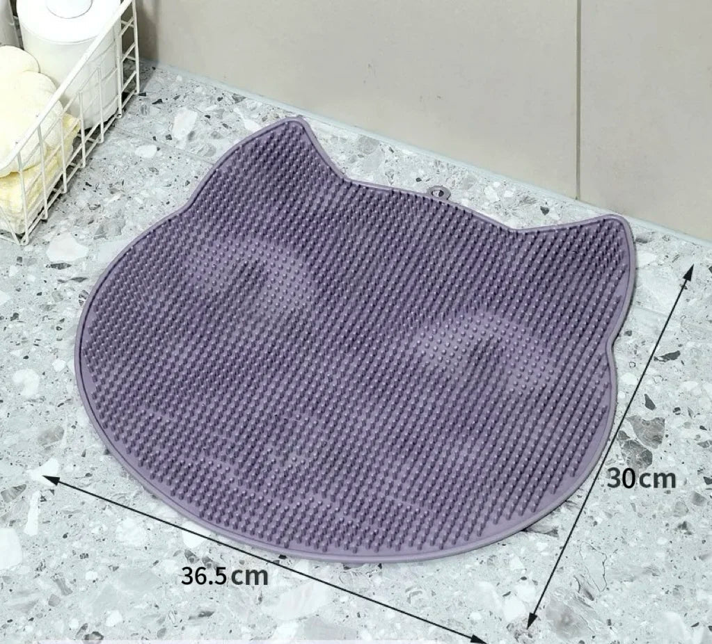 Cartoon Cat Non-Slip Bath Mat – Shower Scrubbing Massage Pad