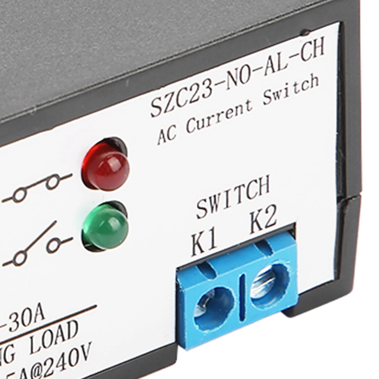 AC Current Sensing Switch SZC23‑No AL‑CH Normally Open Current Sensing Switch Adjustable AC 0.2‑30A SZC23‑No AL‑CH Peaceful Pleasures Health and Wellness