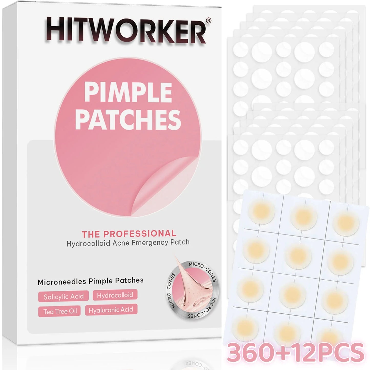 Hydrocolloid Acne Patches – Invisible & Waterproof | All Skin Types
