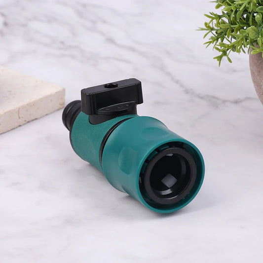 New Garden Hose Pipe In-Line Faucet Shut Off Valve Fitting 16MM Joint Watering Irrigation Quick Connector With Valve Garden Peaceful Pleasures Health and Wellness