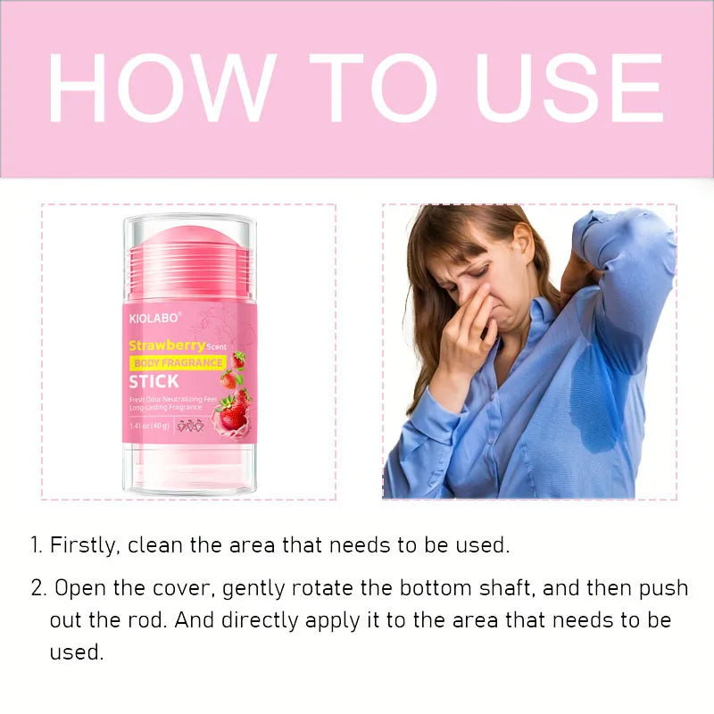 Rose Deodorant Stick | Natural Long-Lasting Freshness 40g