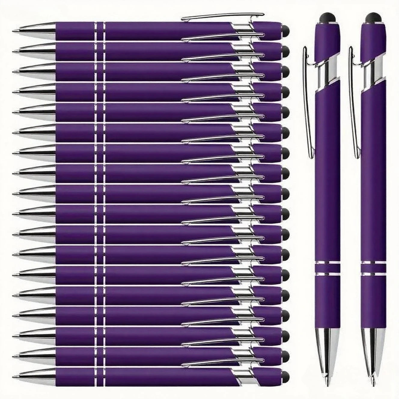 20pc Personalized Ballpoint Pen Gift Set with Stylus Tip