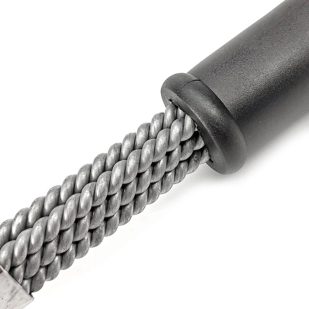 Safe Grill Brush, Bristle Free BBQ Grill Brush, Great Grilling Accessories, Rust Resistant Stainless Steel Barbecue Cleaner Peaceful Pleasures Health and Wellness
