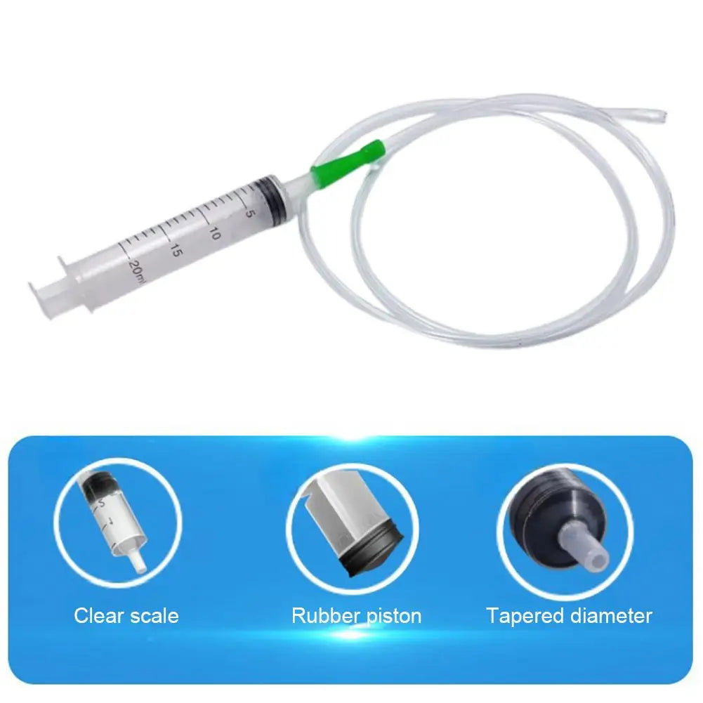 20/60/80ml Reusable Oil Pump Syringe with 1m Hose, Pet Feeding & Hydroponics Nutrient Measuring Tool for Lab & Home Use Peaceful Pleasures Health and Wellness