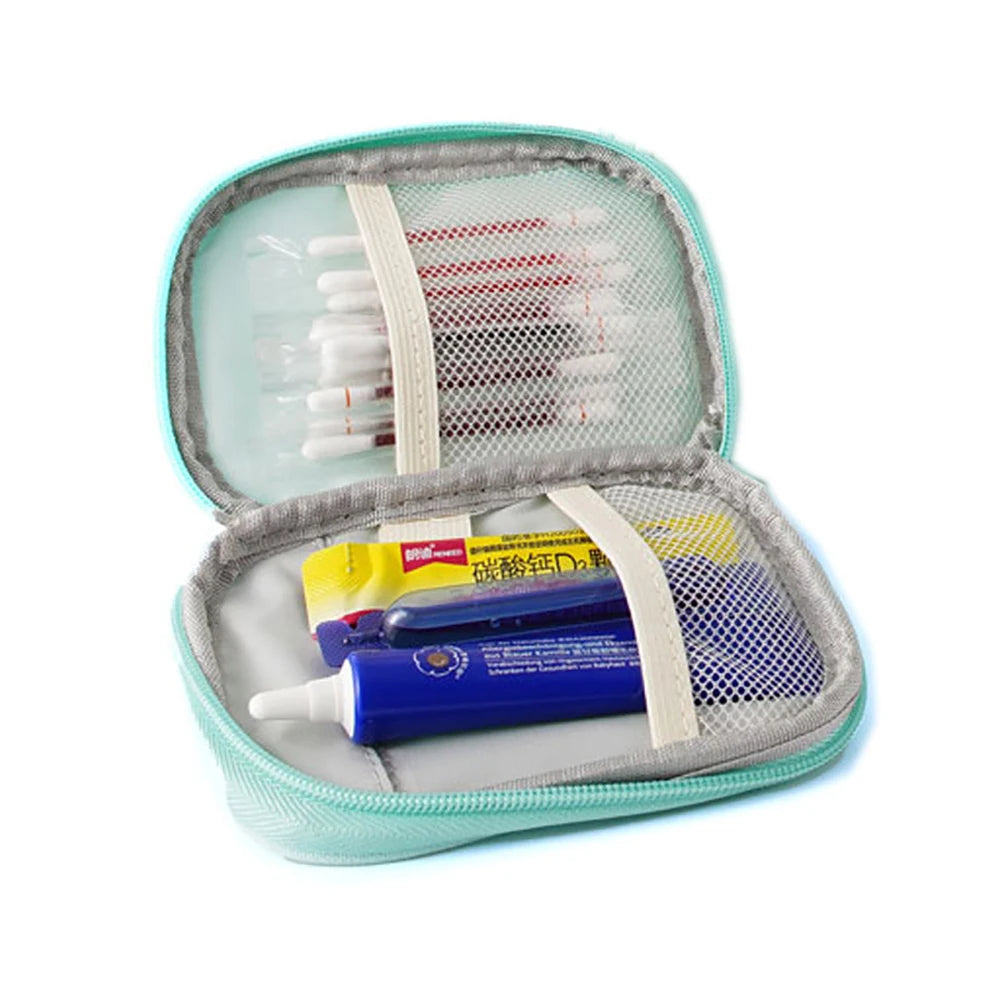 First Aid Emergency Kit Carry Bag Portable Small Carrying Treatment Packs Outdoor First Aid Kit Safety & Survival Travel Packing Peaceful Pleasures Health and Wellness