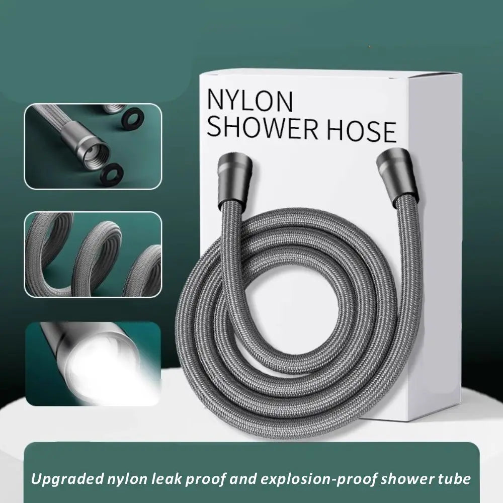 Flexible Nylon Shower Hose 1.5M & 2.0M | High Pressure G1/2
