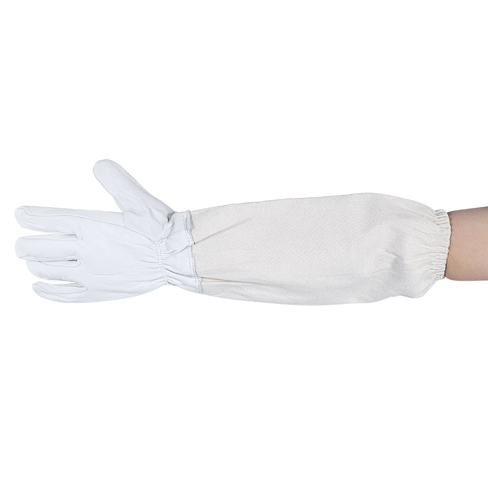 Beekeeper Sleeves Long Wear Resistant Practical Beekeeping Protective Gloves Comfortable Safe for Beekeepers Working Peaceful Pleasures Health and Wellness