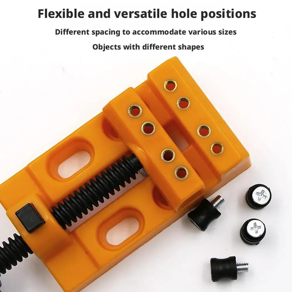 Universal Table Fixed Vise Clamp Adjustable Bench Vise DIY Sculpture Craft Carving Mini Bench Vise Clamp For Drilling, Engraving Peaceful Pleasures Health and Wellness