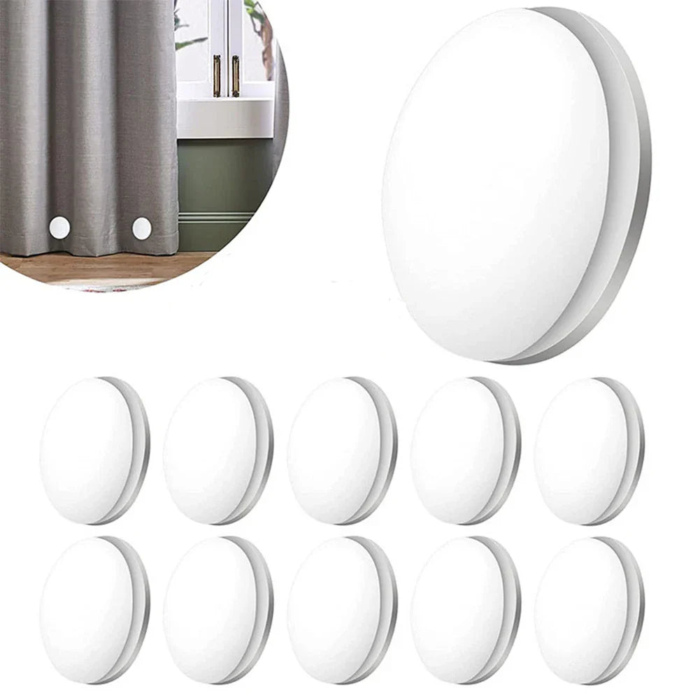 Magnetic Shower Curtain Weights – Rustproof Silicone Covered