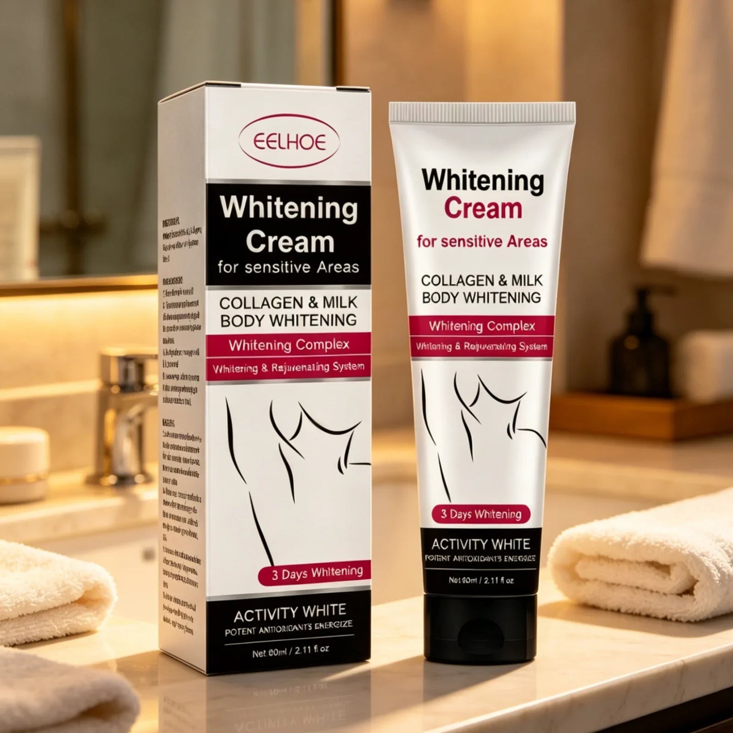 EELHOE Underarm Brightening Cream – Dark Armpit Repair 60ml
