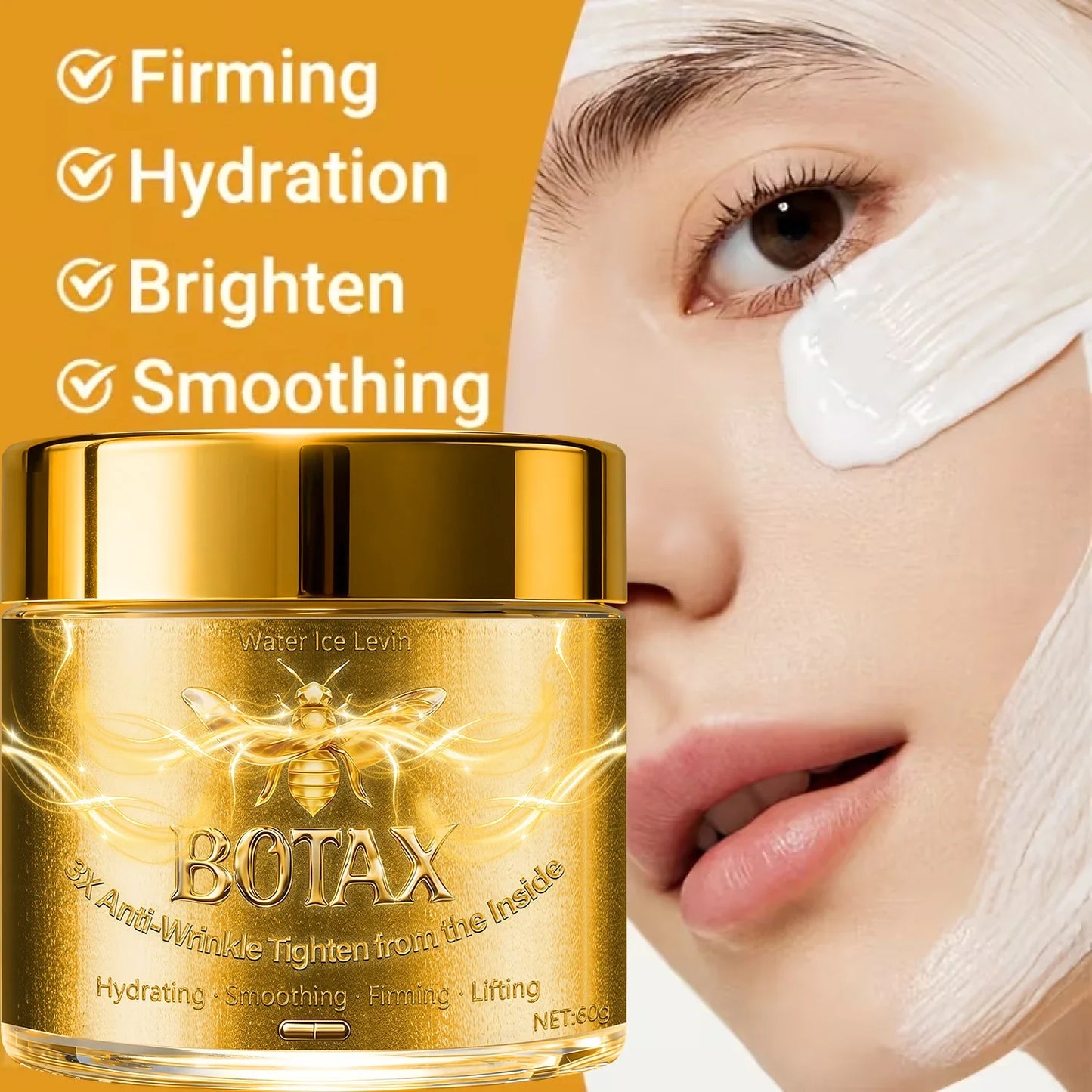 Bee Venom Anti-Aging Face Cream | Hyaluronic Acid & Retinol