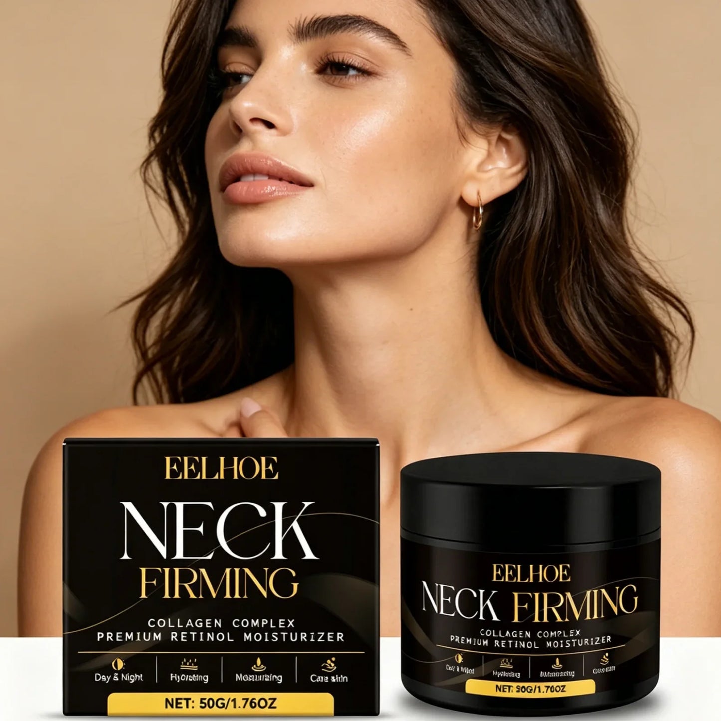 EELHOE Neck & Face Firming Cream – Anti-Wrinkle, Skin Tightening