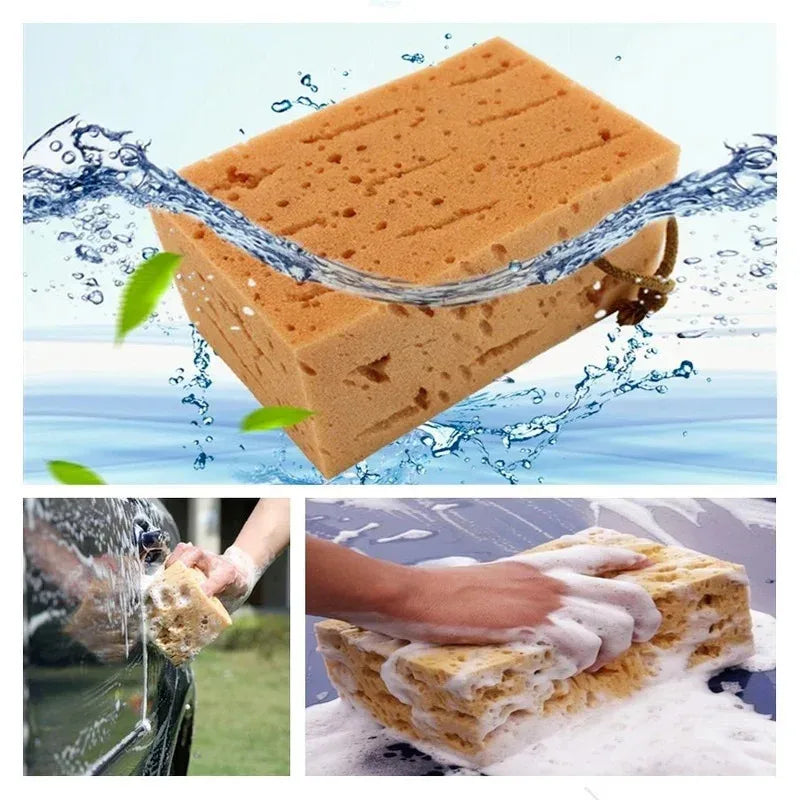 17*11*9 CM Car wash sponge block car motorcycle cleaning supplies large size Honeycomb sponge brush dusting car cleaning tool Peaceful Pleasures Health and Wellness