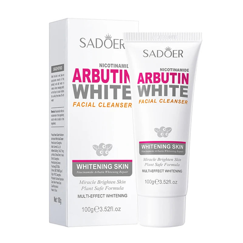 SADOER Niacinamide Arbutin Facial Cleanser | Oil Control Foam