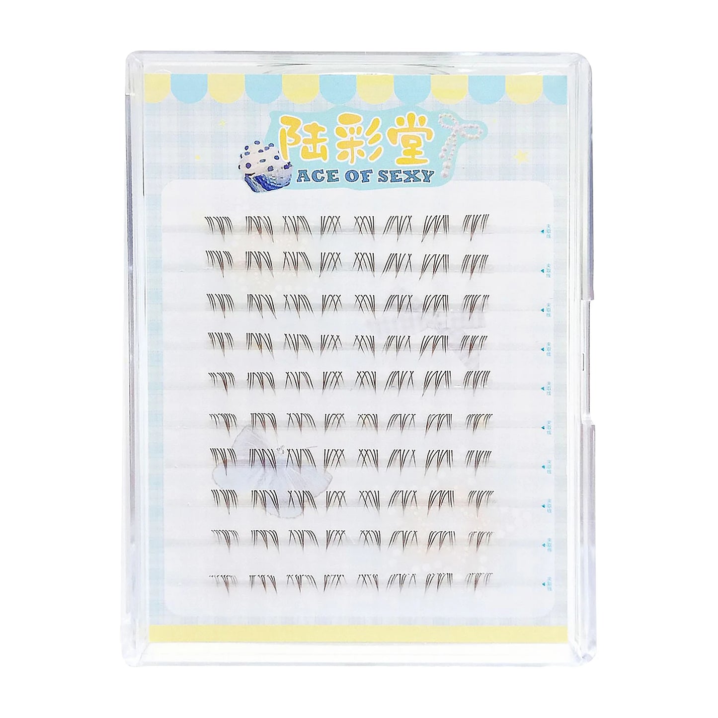 6-7mm ACE Dense Cat Korean Lower Eyelashes Air Fairy Fake Eyelash Segmented Natural Under Lashes Extension Manga Eye Makeup Tool Peaceful Pleasures Health and Wellness style 2
