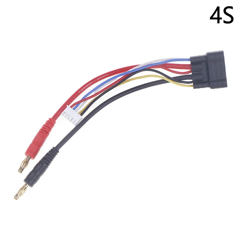 TRX ID Male Charger Lead 2S 3S 4S LiPo to 4mm Banana Plug Cable