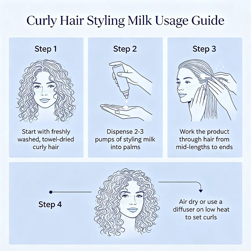 YUITIKUE 9 IN 1 Curl Styling Lotion Rosemary Oil Castor Oil Keratin Biotin Hydrating Anti‑Dryness Curly Hair Care Lotion 70ml Peaceful Pleasures Health and Wellness