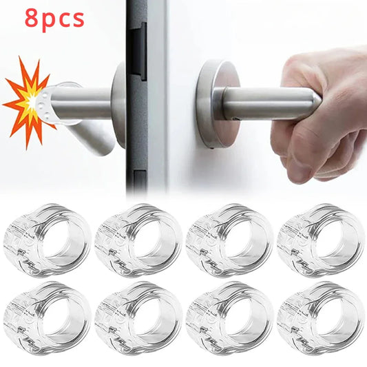 Door Protector Doorstop Transparent Safety Supplies Floor Door Stop Silicone Home Improvement Wall Furniture Protections Fixers Peaceful Pleasures Health and Wellness
