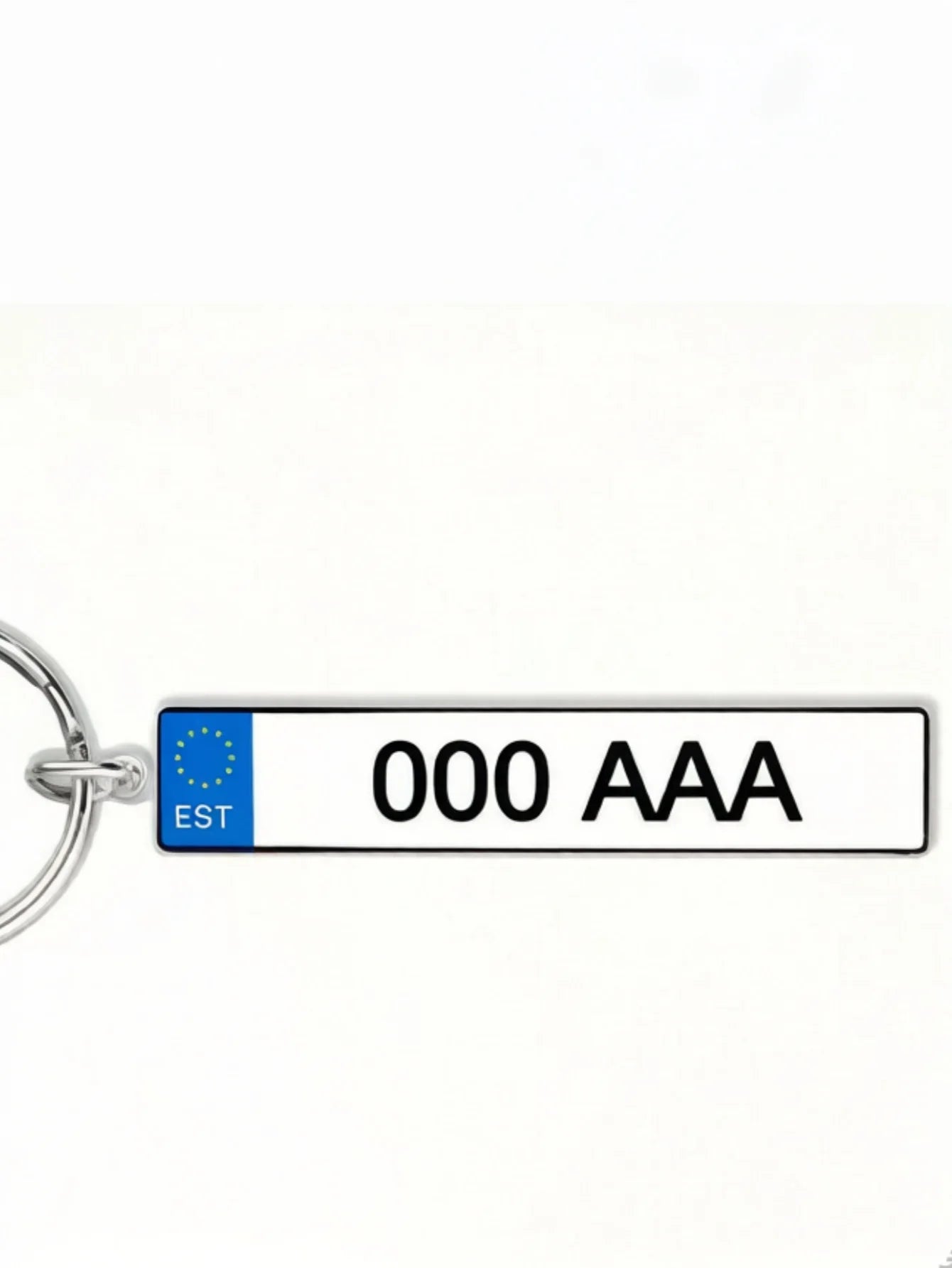 Custom License Plate Keychain | Personalized Name & Number