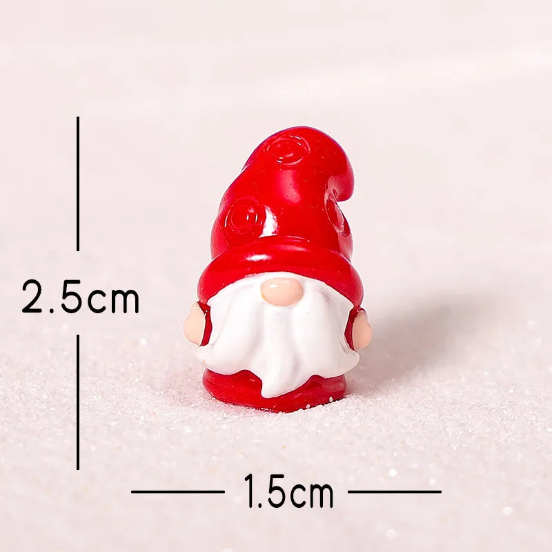 Cute Red Dwarf Gnome Figurine | Mini Garden Landscape Ornament