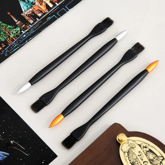 Bview Art Muti-function Scratch Pen All-in-one Resin Drawing Tool Peaceful Pleasures Health and Wellness
